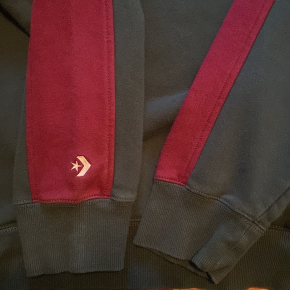 Converse dark green and maroon - Picture 3 of 4